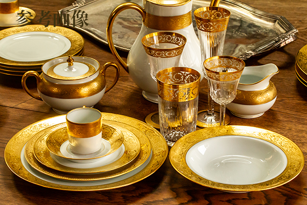 アビランド HAVILAND スープ皿x6 Thistle シスル(パスタにも!)<金