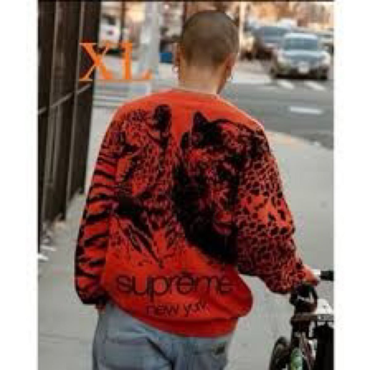 Supreme Big Cats Jacquard L/S XL | noonanwaste.com