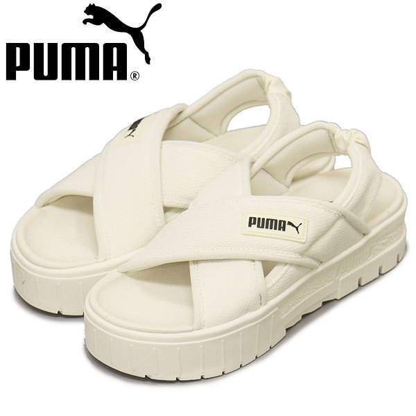 PUMA (プーマ) WMS 384829 メイズ レディース サンダル 04マシュマロxプーマブラック PM212 25.0cm