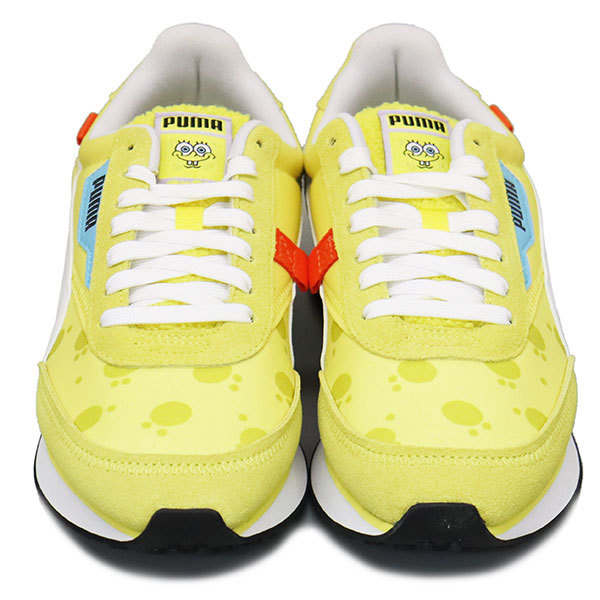 PUMA ( Puma ) x SPONGEBOB sponge Bob collaboration 391970 FUTUR RIDER Future rider sneakers 01 lucent yellow x Puma ho wa