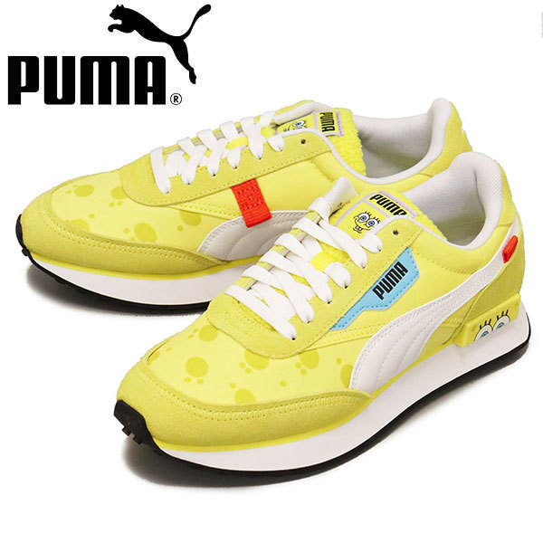 華麗 (プーマ) PUMA x ルーセントイエローxプーマホワ 01 スニーカー