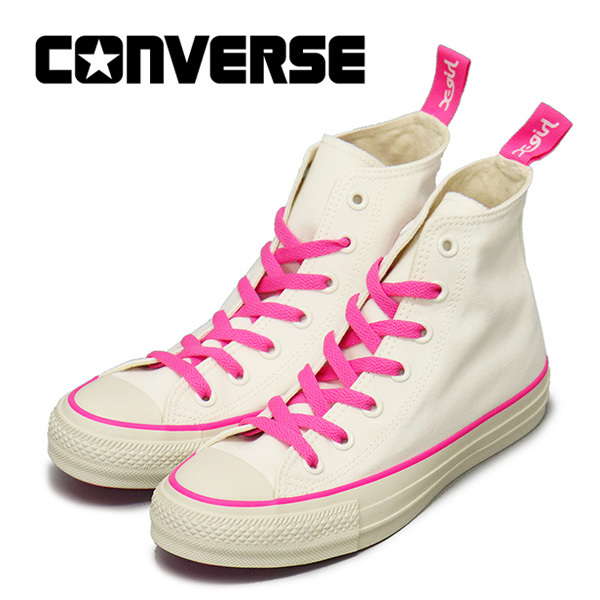 CONVERSE (コンバース) 31308970 オールスター R X-girl HI ホワイト CV071 US5-24.0cm_CONVERSE