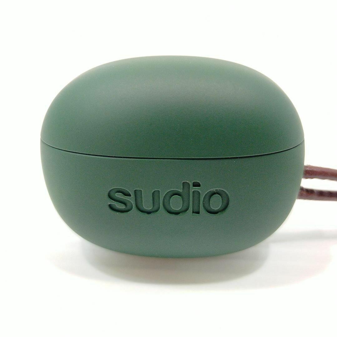 美品 Sudio 完全ワイヤレスイヤフォン TOLV Green SD-0045　　　／管理：575_画像2