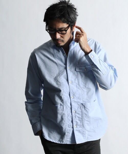 The DUFFER of ST.GEORGE COVERALL OX SHIRT：カバーオールタイプ オックスフォードシャツ シャツアウター_画像1