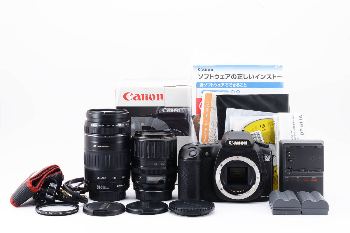 経典ブランド eos キヤノン ☆新品級☆CANON 20D 貴重な元箱付き☆6536