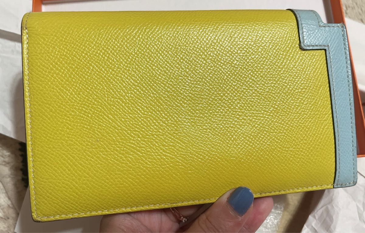 希少レア品 HERMES マルチカラー カマイユ長財布