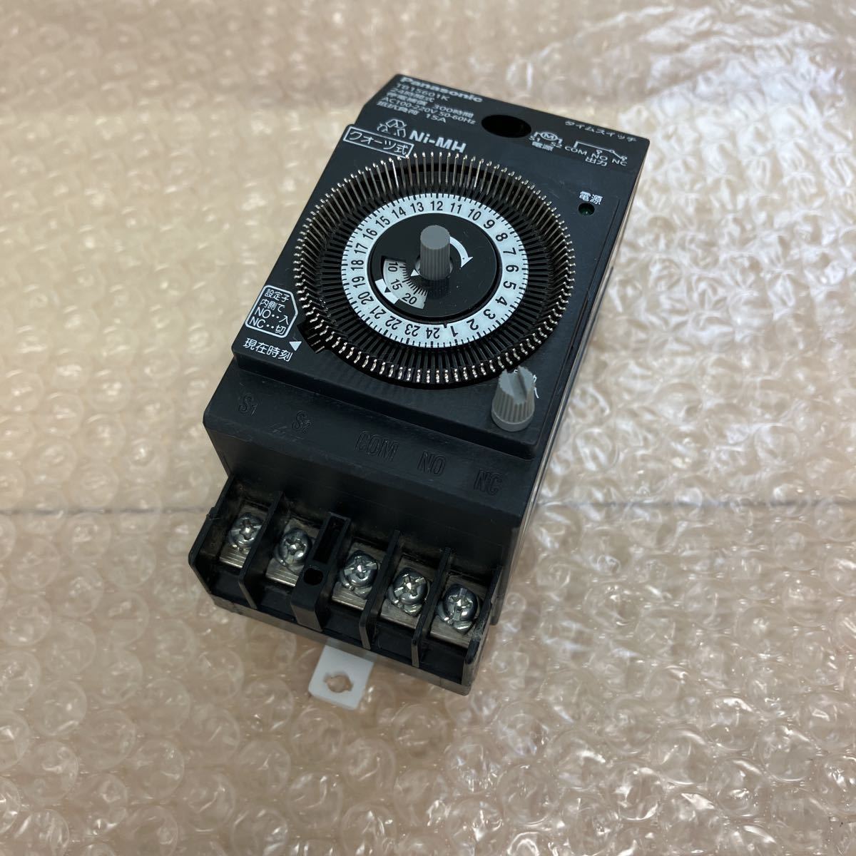 Panasonic TB15601K タイムスイッチ カバー無し 通電確認済み O-252