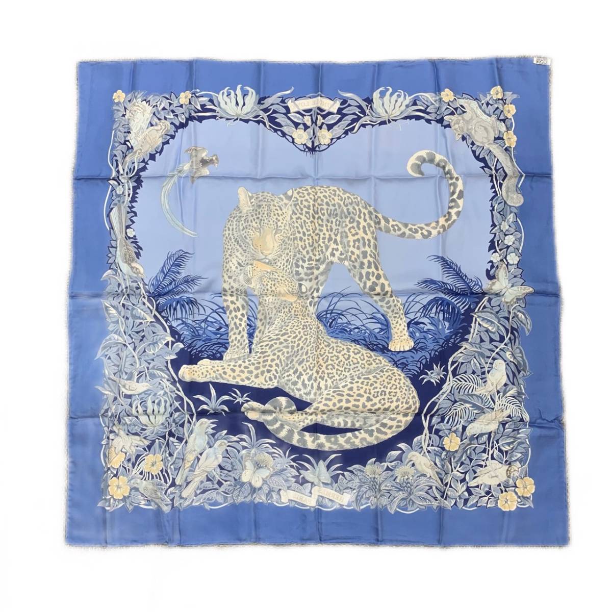 美品】 HERMES エルメス カレ90 JUNGLE LOVE ジャングルラブ ジャガー