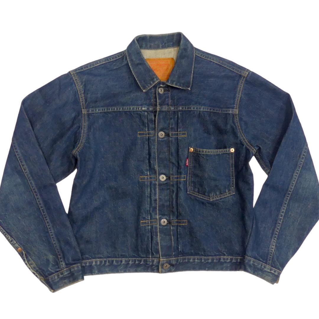 即決★日本製 Levi's 71506XX★メンズL ファースト 大戦モデル Gジャン 1st リーバイス 40 復刻 506XX ジージャン 赤耳_画像2