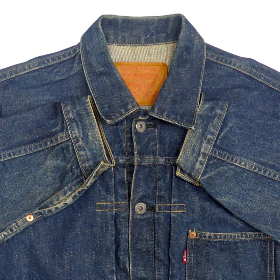 即決★日本製 Levi's 71506XX★メンズL ファースト 大戦モデル Gジャン 1st リーバイス 40 復刻 506XX ジージャン 赤耳_画像4