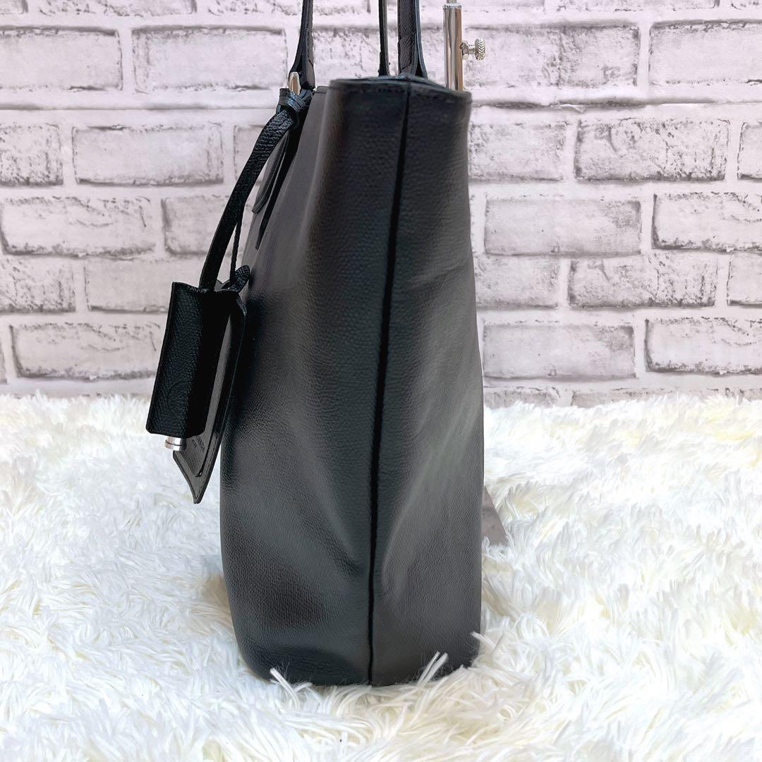 極美品 ペッレモルビダ コローレ トートバッグ レザー ブラック メンズ