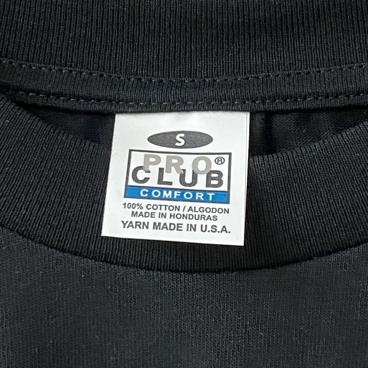 新品未使用 プロクラブ 5.8oz コンフォート 無地 半袖 Tシャツ 白黒 2枚セット S サイズ PROCLUB COMFORT クルーネック_画像6