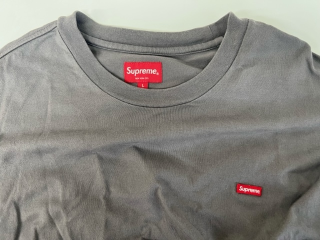 中古 シュプリーム 長袖Tシャツ supreme Small Box Logo L/S Tee