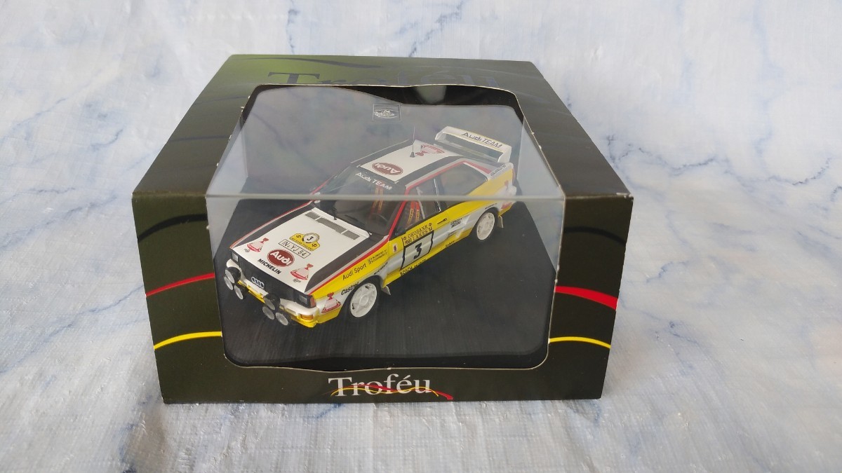 Trofeu 1/43 Audi quattro トロフュー　アウディ　クアトロ 4th 1000 Lakes Rally 1984 #3 激レア　ミニカー