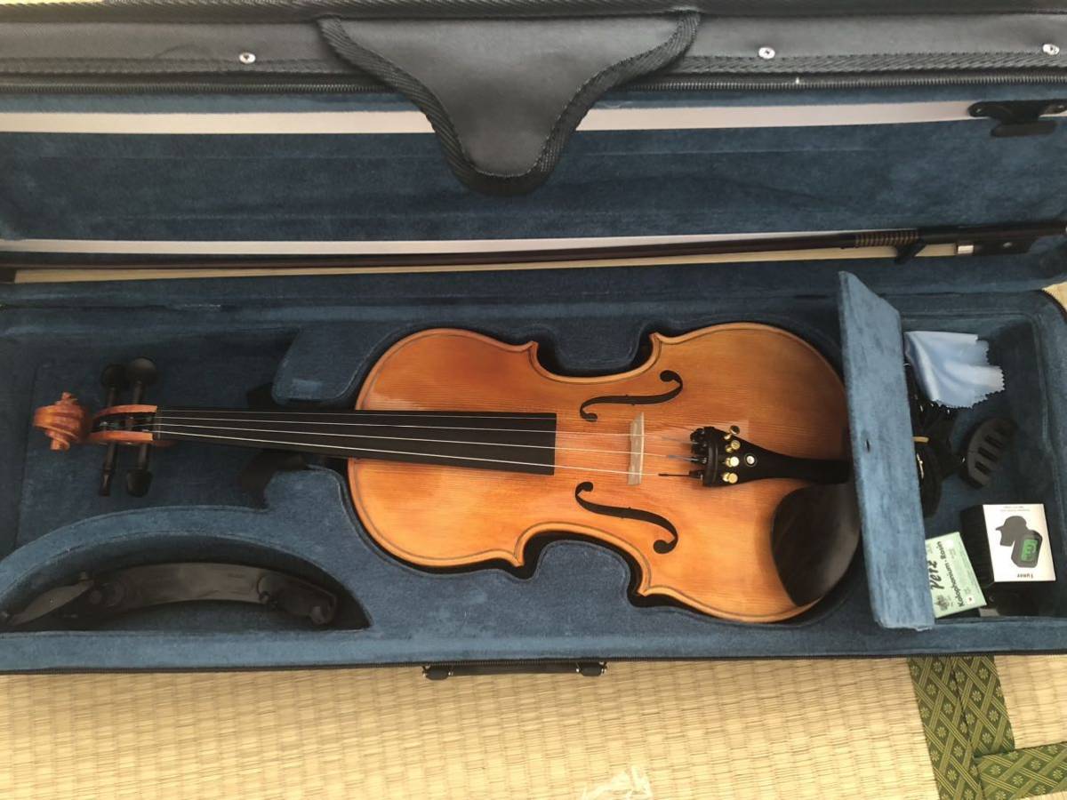 西ドイツ製 4/4サイズ バイオリン ヴァイオリン セット 一枚板 