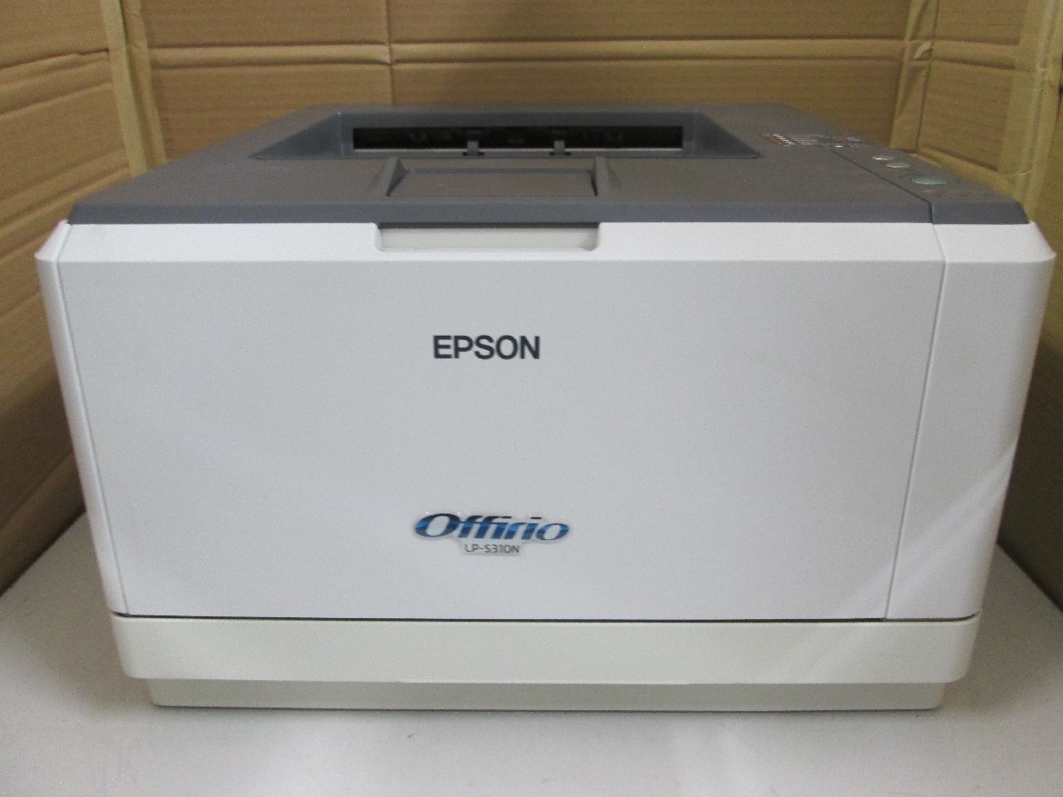 ◎中古レーザープリンタ　エプソン【EPSON LP-S310N】トナー/メンテナンスユニットなし◎2305092_画像1