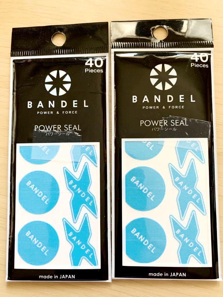 バンデル パワーシール Power Seal Blue★丸型＆クロス型★2個セット新品♪_画像5