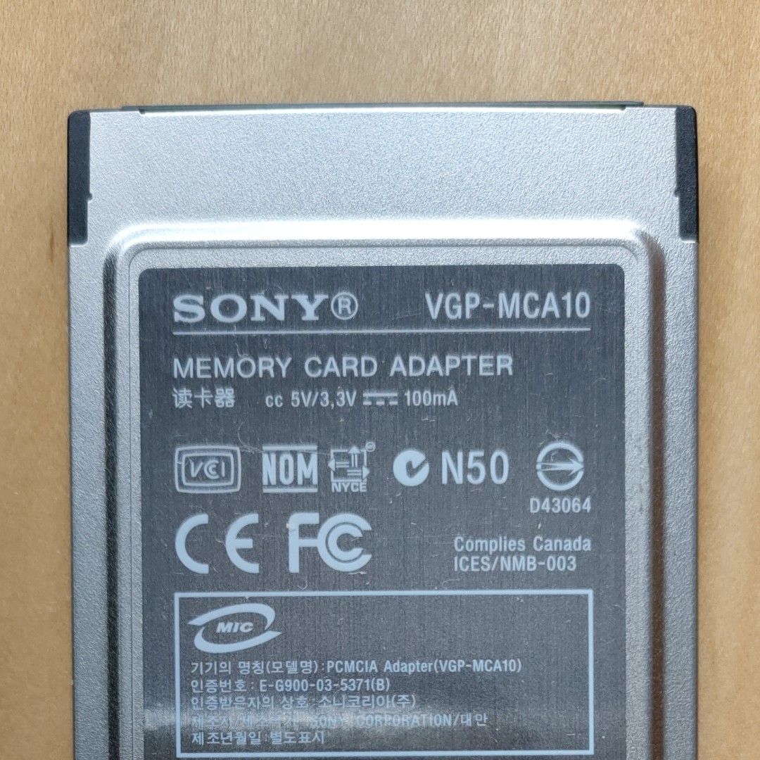 SONY PCカード メモリーカードアダプター｜PayPayフリマ