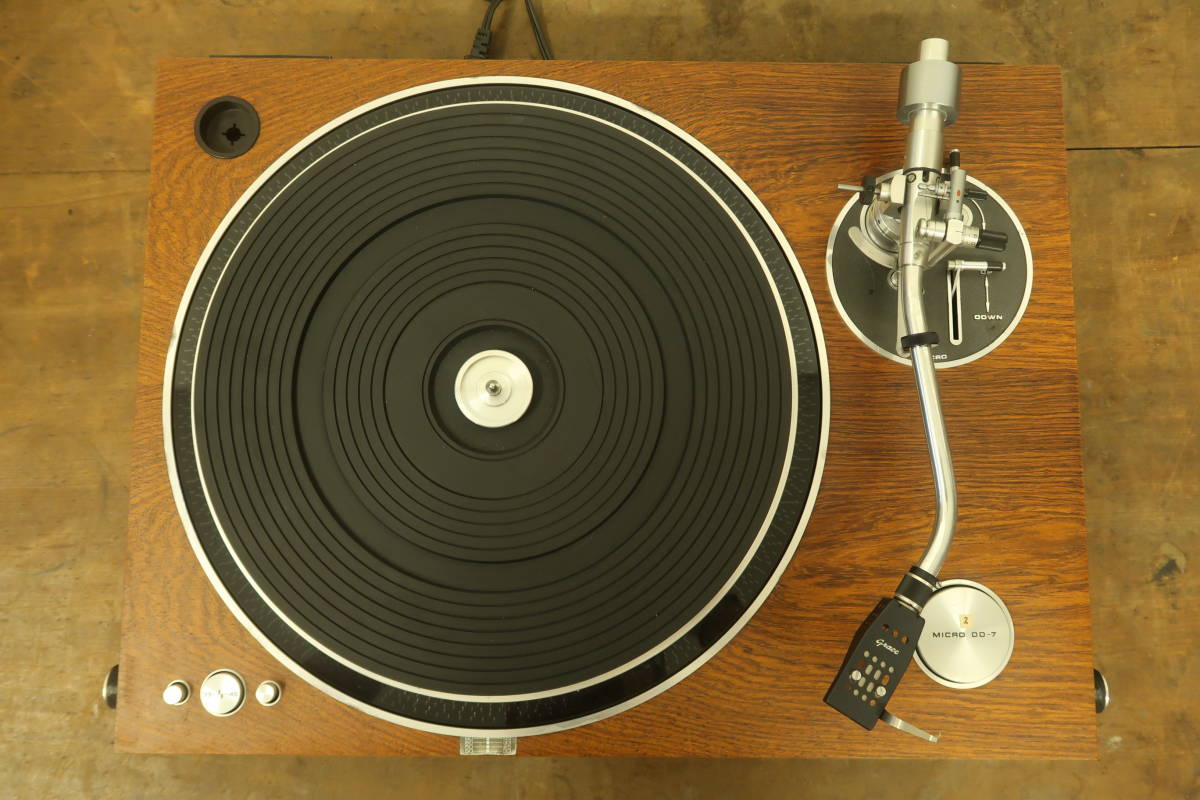 MICRO マイクロ DD-7 レコードプレーヤー ターンテーブル grace MICRO マイクロ DD-7 レコードプレーヤー ターンテーブル grace