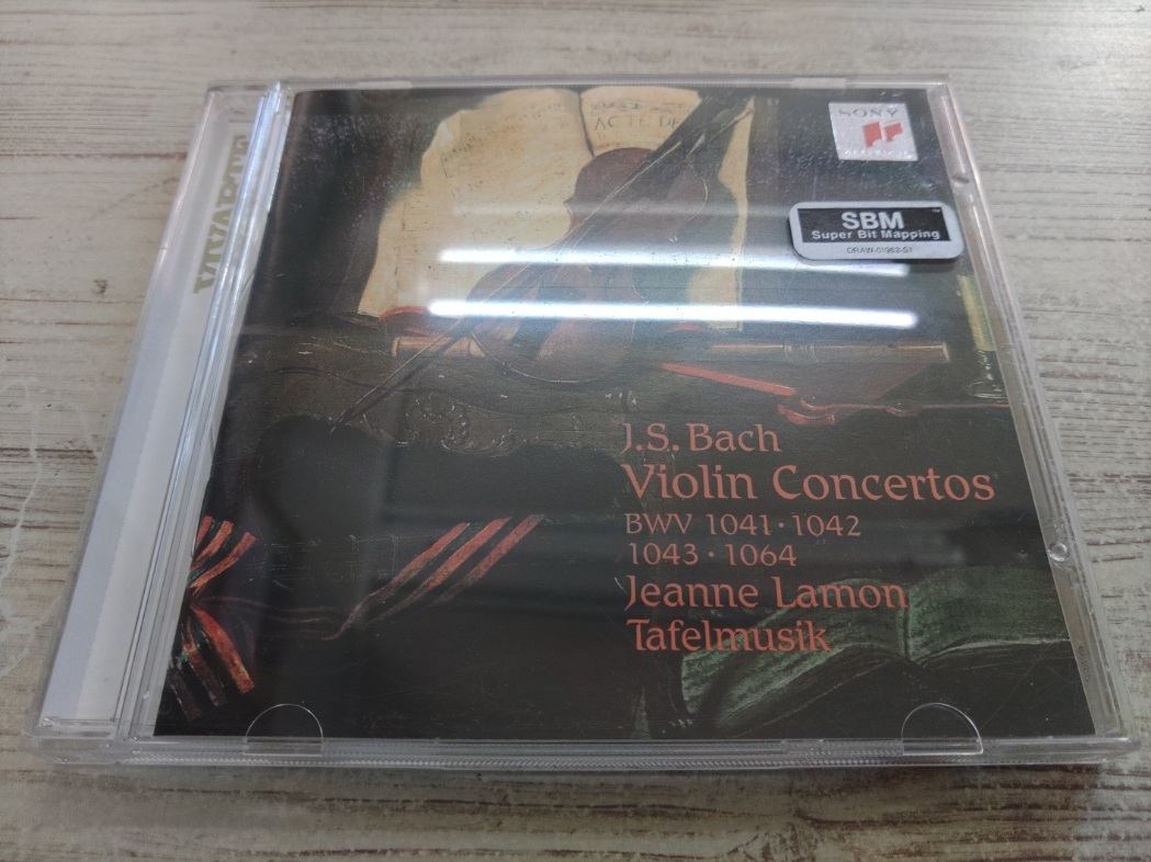 CD / BACH : VIOLIN CONCERTOS BWV 1041,1042,1043 & 1064R / JEANNE LAMON /『H127』/ 中古_画像1