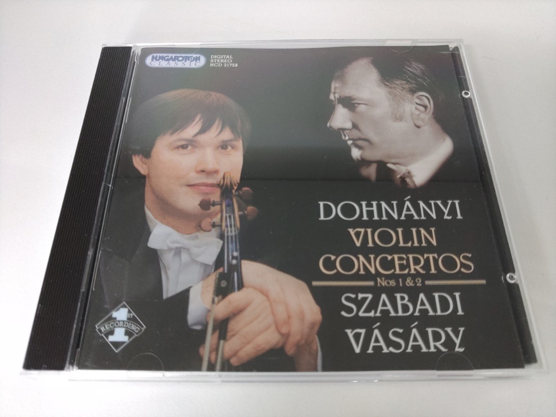 CD / ERNST VON DOHNANYI : VIOLIN CONCERTOS Opp.27 & 43 /『H747』/ 中古_画像1