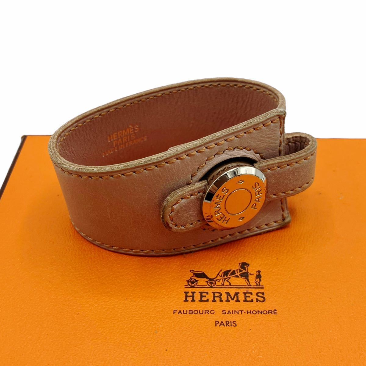 メーカー直売】 HERMES 【良品】エルメス セリエ ピンクベージュ