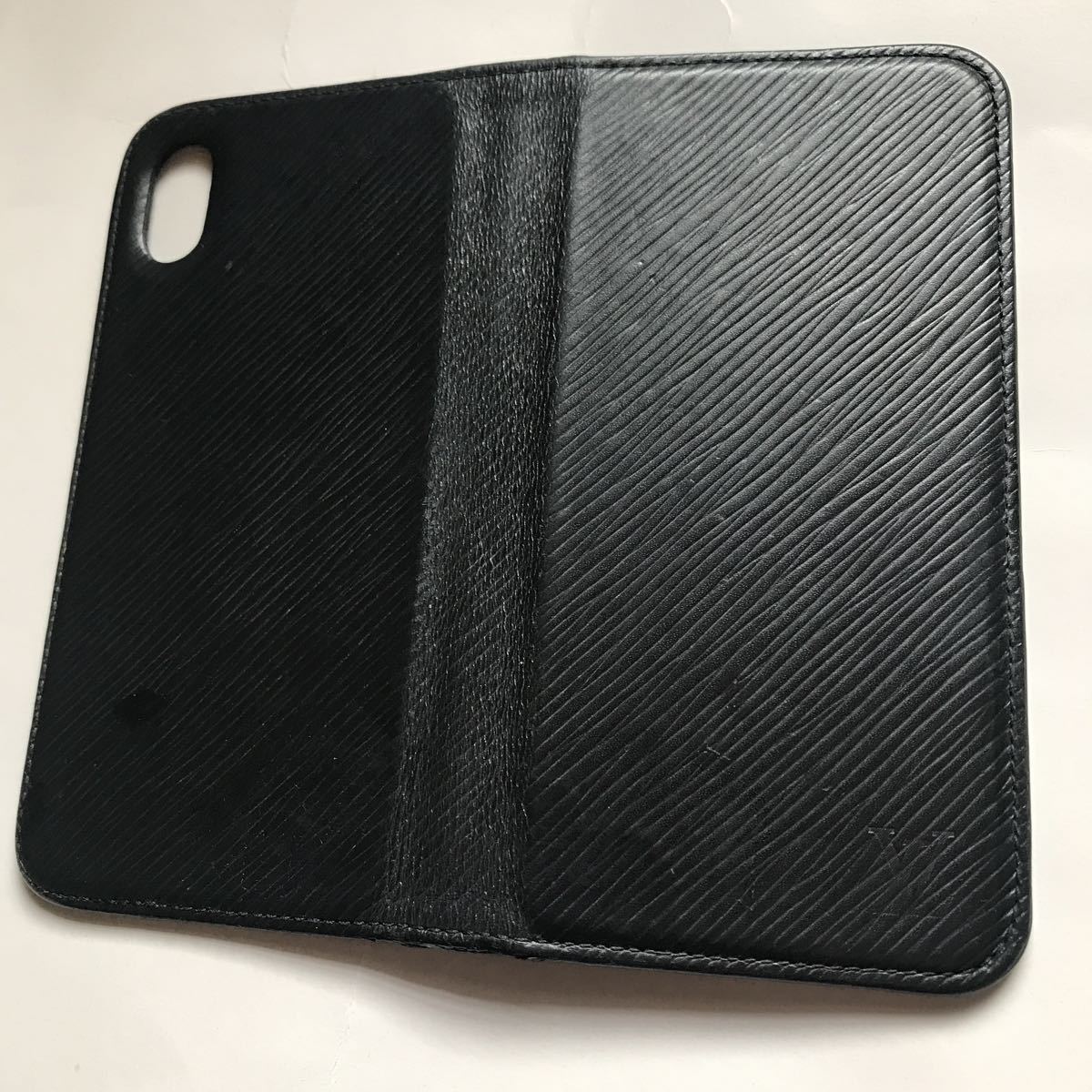 最安挑戦！ LOUIS VUITTON☆iPhone ブラック☆手帳型☆約16×8cm☆箱