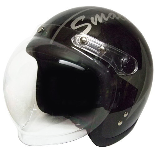 石野商会●SJ308BSTーBK ヘルメット●ジェットヘル３０８ＢＳＴ－ＢＫ／ＢＫＳＧ規格取得で安心安全なバイク用ヘルメット 4937641068433_画像1