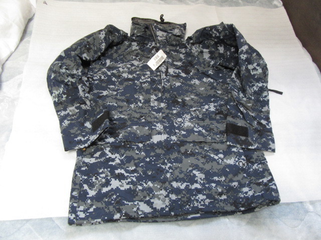 新品 TAG付き SR 17 US.NAVY NWU ブルー ゴアテックスパーカー