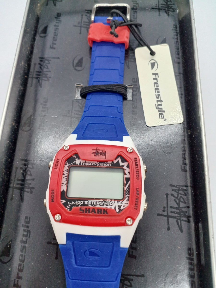 1円 STUSSY ステューシー Stussy×Shark Classic Watchシャーク