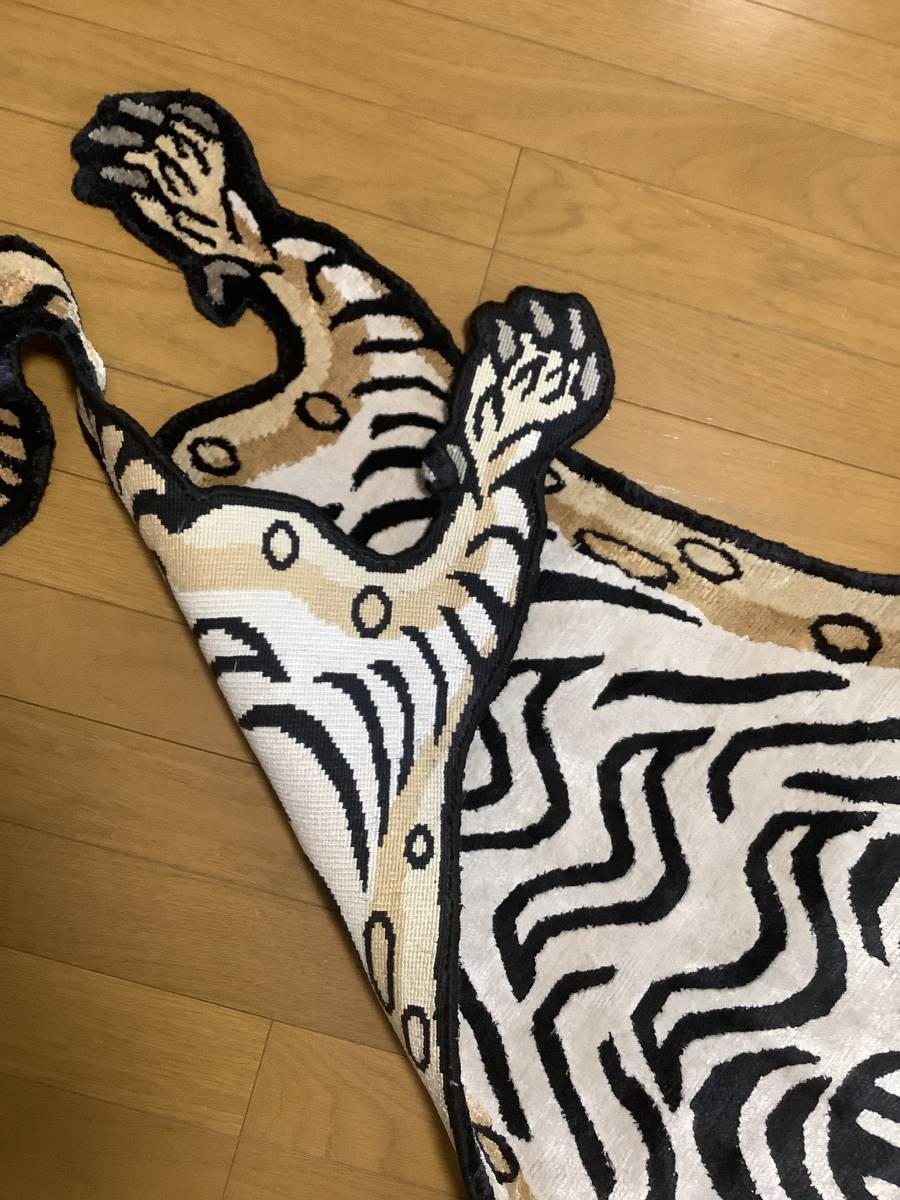 SALE』《 本物 新品 1点物 》シルク チベタンタイガー Lサイズ 約156