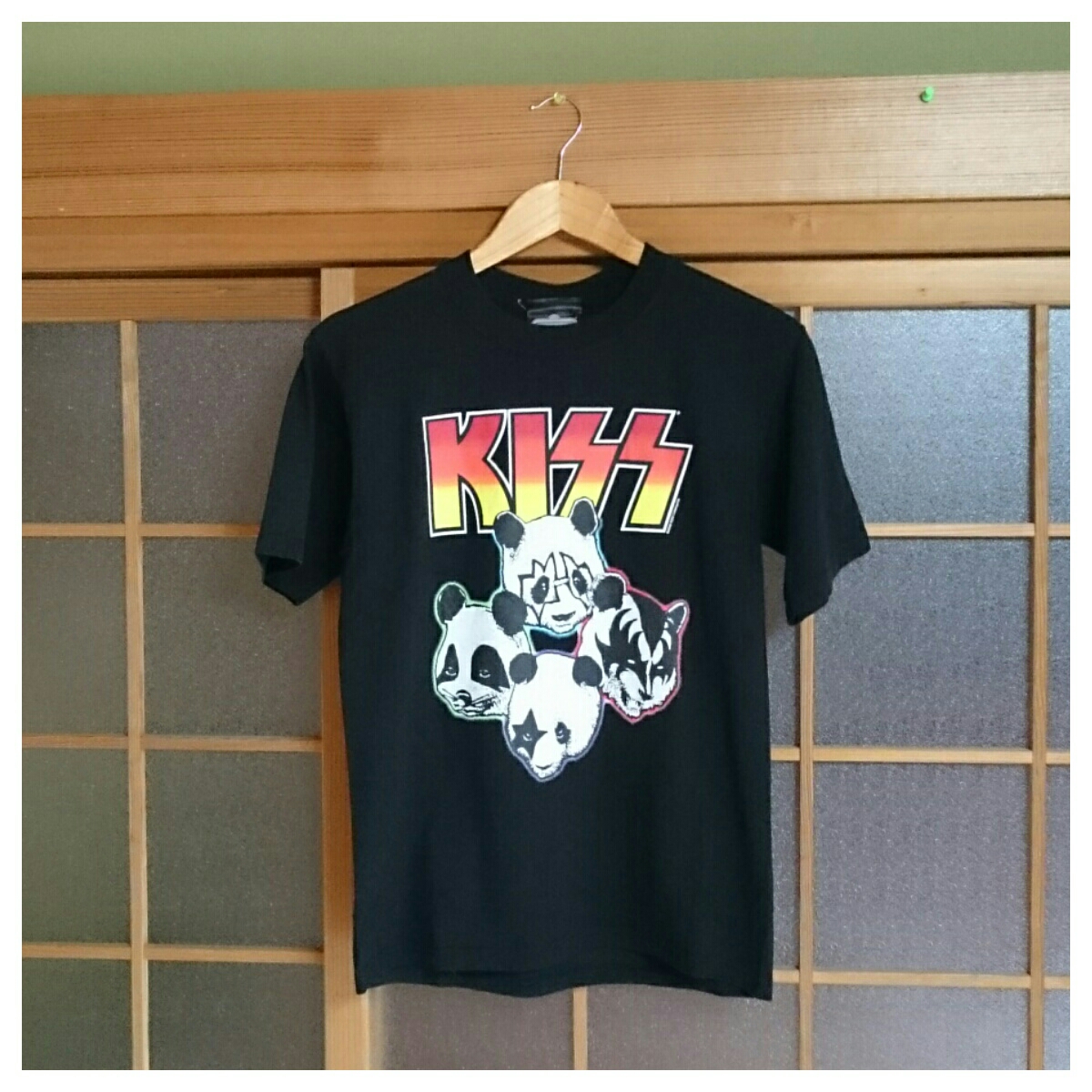 良品 kiss キス バンt バンドtシャツ ロックtシャツ サイズS 黒 _画像2