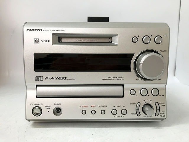 MNE76902. Onkyo player set CD/MD tuner amplifier FR-X7 / speaker D-F700 remote control attaching direct pick up welcome 