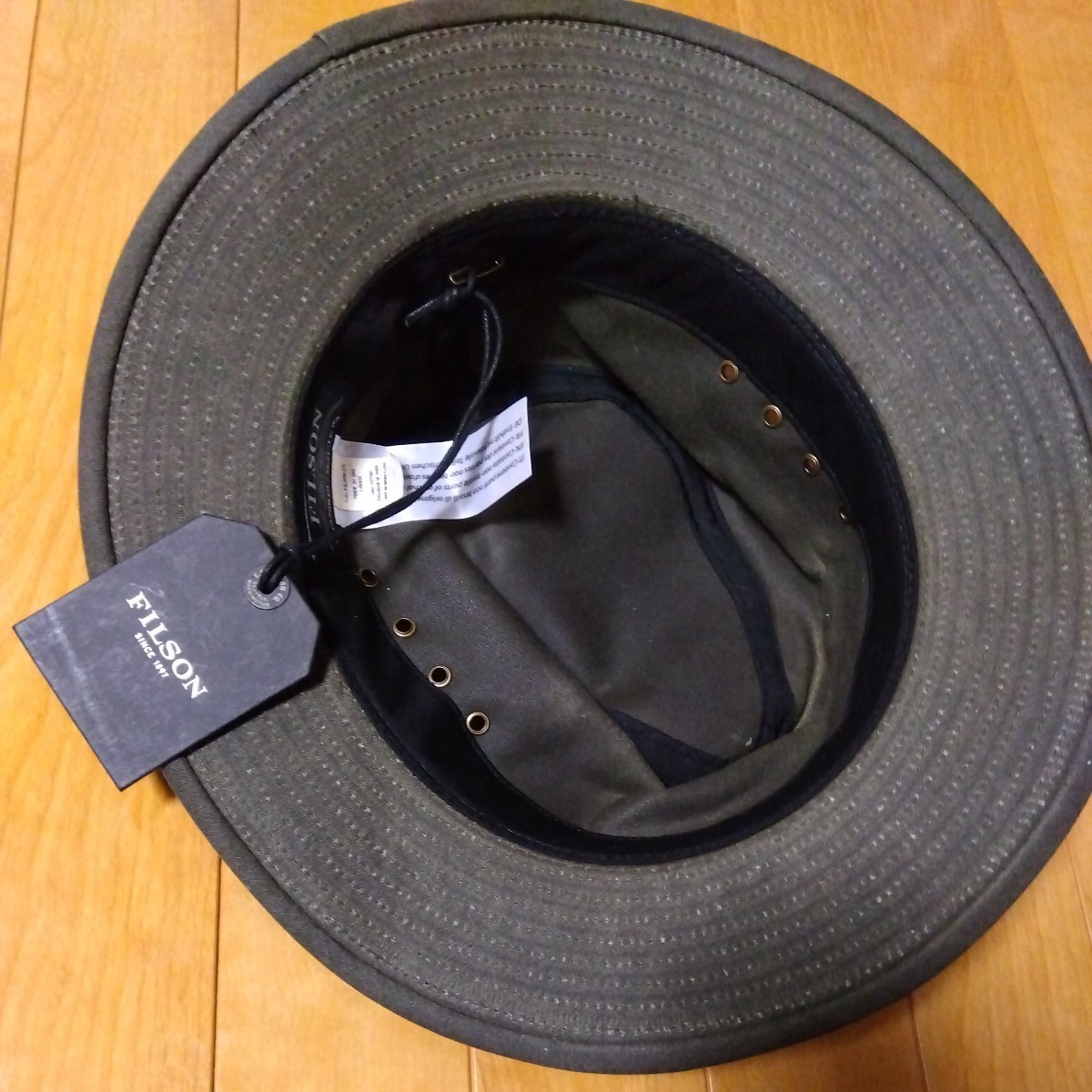 Filson Tin Packer Hat フィルソン　ティン　パッカー　ハット　Otter Green L_画像7