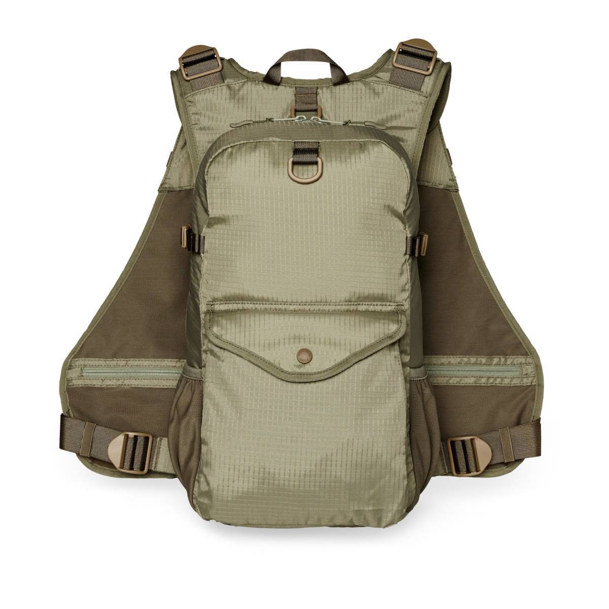 Filson Fishing Guide Vest Vintage Olive OS フィッシング ガイド
