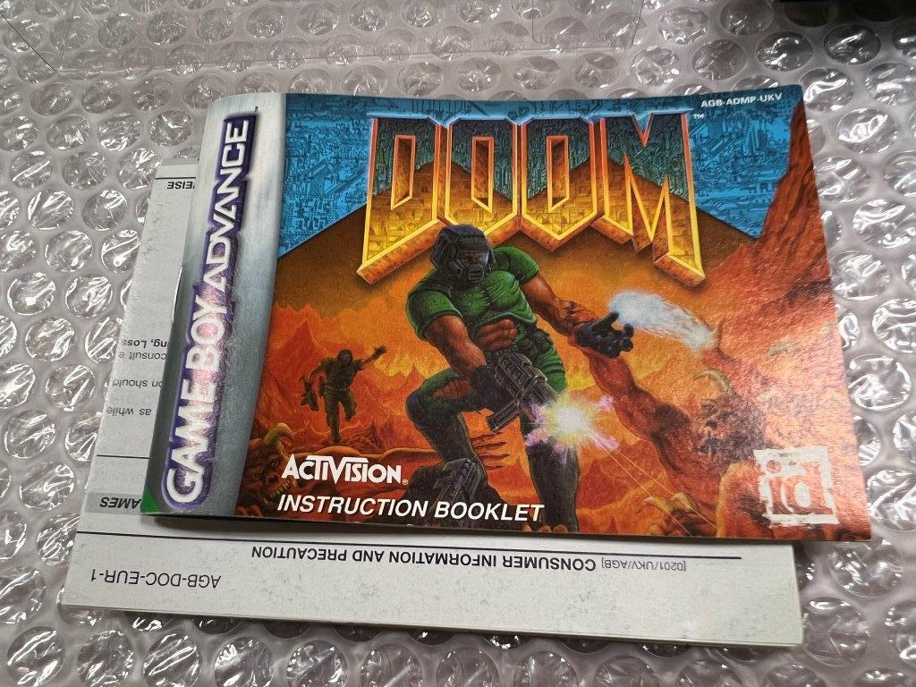 GBA 欧州UK版 Doom / ドゥーム 中古 完品 純正 動作確認 状態画像参照 ゲームボーイアドバンス 送料無料 同梱可