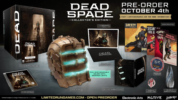  soft non including in a package! dead Space collectors edition helmet including in a package / Dead Space Collectors Edition new goods unopened North America version 