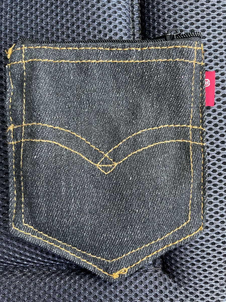 Levi's 150周年記念 限定 デニムポーチ ノベルティ カタカナ リーバイス 非売品 リーバイス501 ブランクタブ