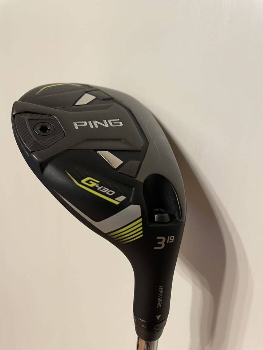 ☆美品☆PING G430 ハイブリッド 3U 19° モーダス 105S カスタム品