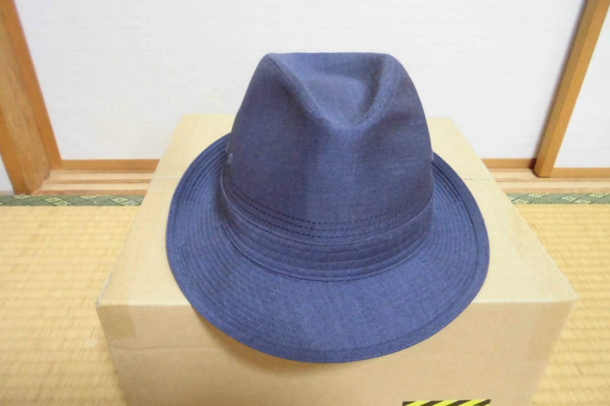 レア 希少 憧れの日本製 中央帽子 ボルサリーノ Borsalino 毛40