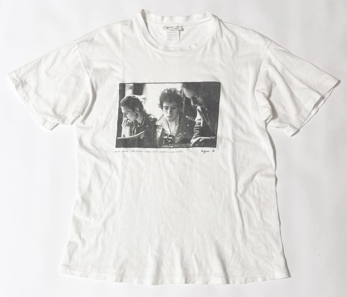 93年 HFA掲載 アニエスベー クラッシュ ミックジョーンズ Tシャツ