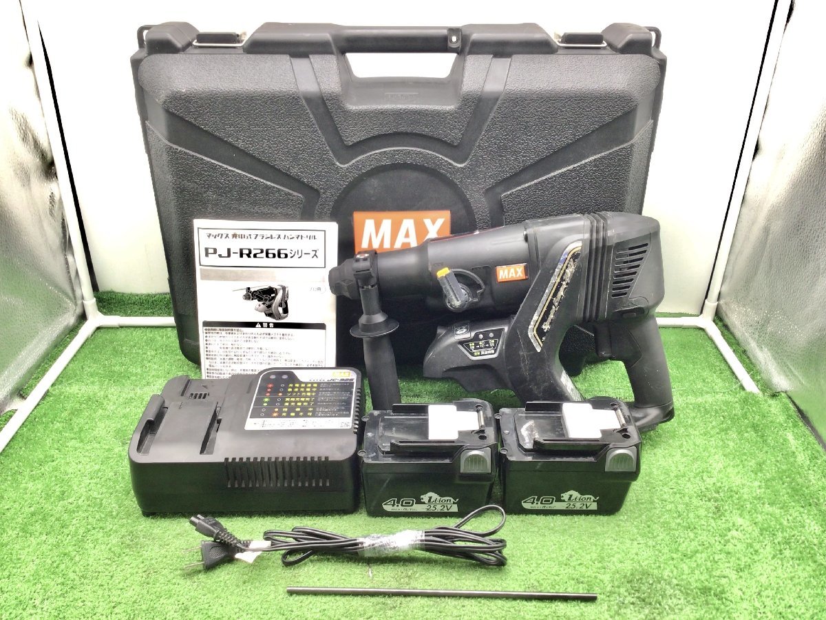 マックス(MAX) 充電式ブラシレスハンマドリル(PJ90113) PJ-R266A-B2C 2540A 通販