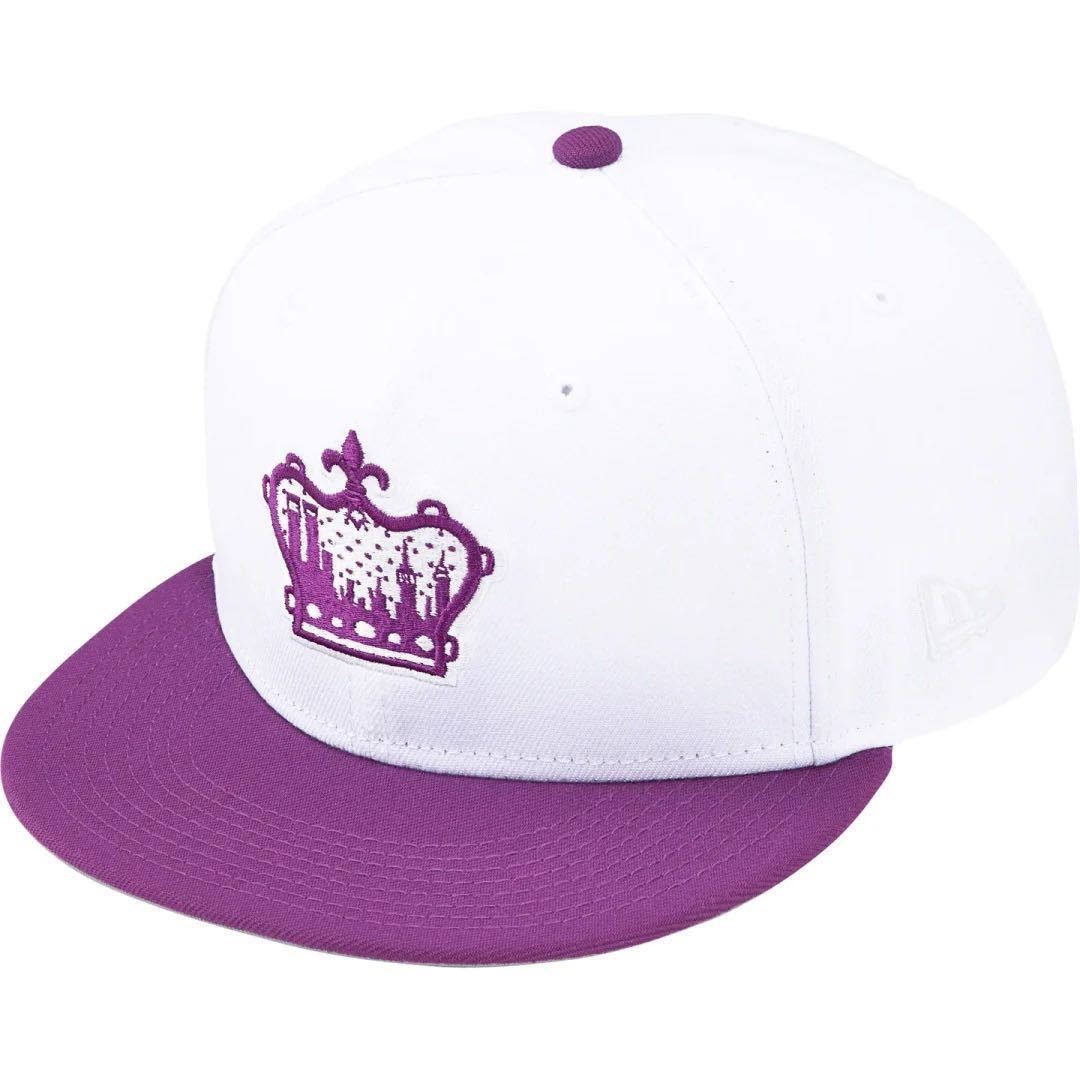 【新品未使用】 23SS 新品SUPREME シュプリーム KING OF NEW YORK NEWERA CAP キャップ 帽子 ぼうし WHITE 7 5/8 ホワイト 白色 ニューエラ