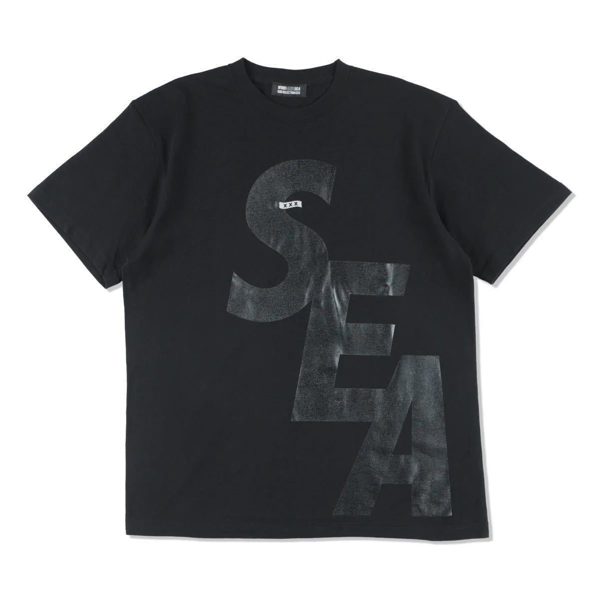 【新品未使用】 22AW 23 新品 WIND AND SEA ウィンダンシー GOD SELECTION XXX WDS S/S TEE Tシャツ カットソー 半袖 BLACK M ブラック 黒_画像1