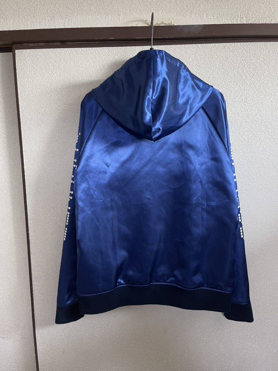 【美品】【リバーシブル】 SOPHNET ソフネット REVERSIBLE HOOD BLOUSON リバーシブルブルゾン フードジャケット BLUE ブルー 青 即決あり_画像8