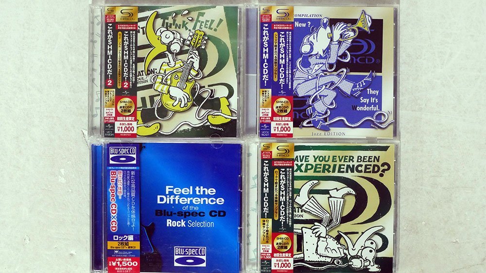 CD,帯付き SHM-CD,BLU-SPEC聴き比べ/4点セット | seopar.com.tr