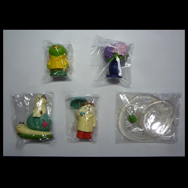 本物品質の コンコンブル 5点 かっぱかっぱ あじさい かたつむりとお散歩猫 雨降り猫 水たまりかえるセット デコレ DECOLE concombre その他 本物品質の コンコンブル 5点 かっぱかっぱ あじさい かたつむりとお散歩猫 雨降り猫 水たまりかえるセット デコレ DECOLE concombre その他