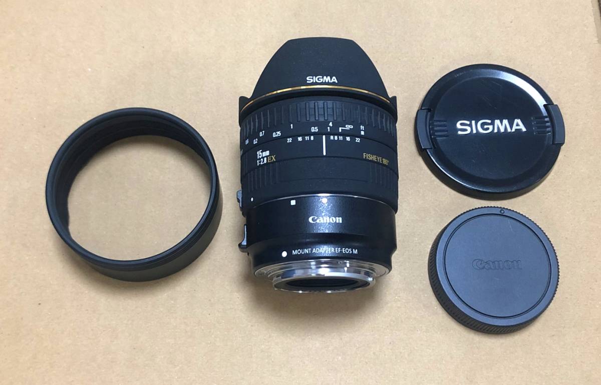 ヤフオク! - Canon SIGMA 15mm 1:2.8EX FISH...