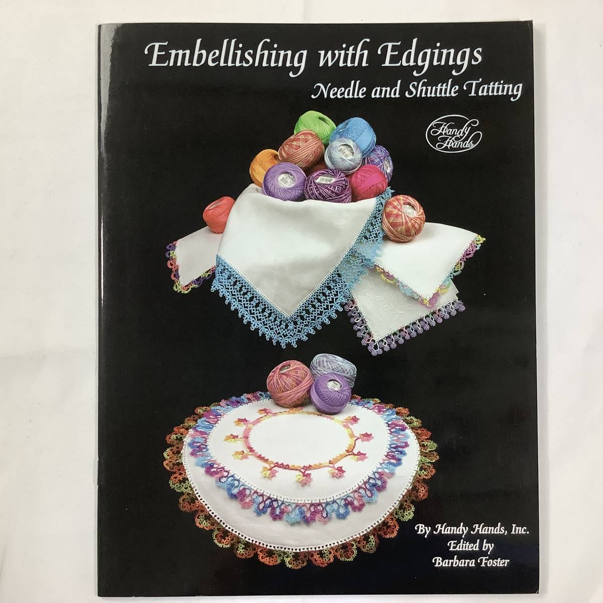 ★手芸本■送料無料 未使用■ニードルワーク エジング タティング 縁飾り Edgings Needles Shuttle Tatting■ARTBOOK_OUTLET■K4-139_画像1