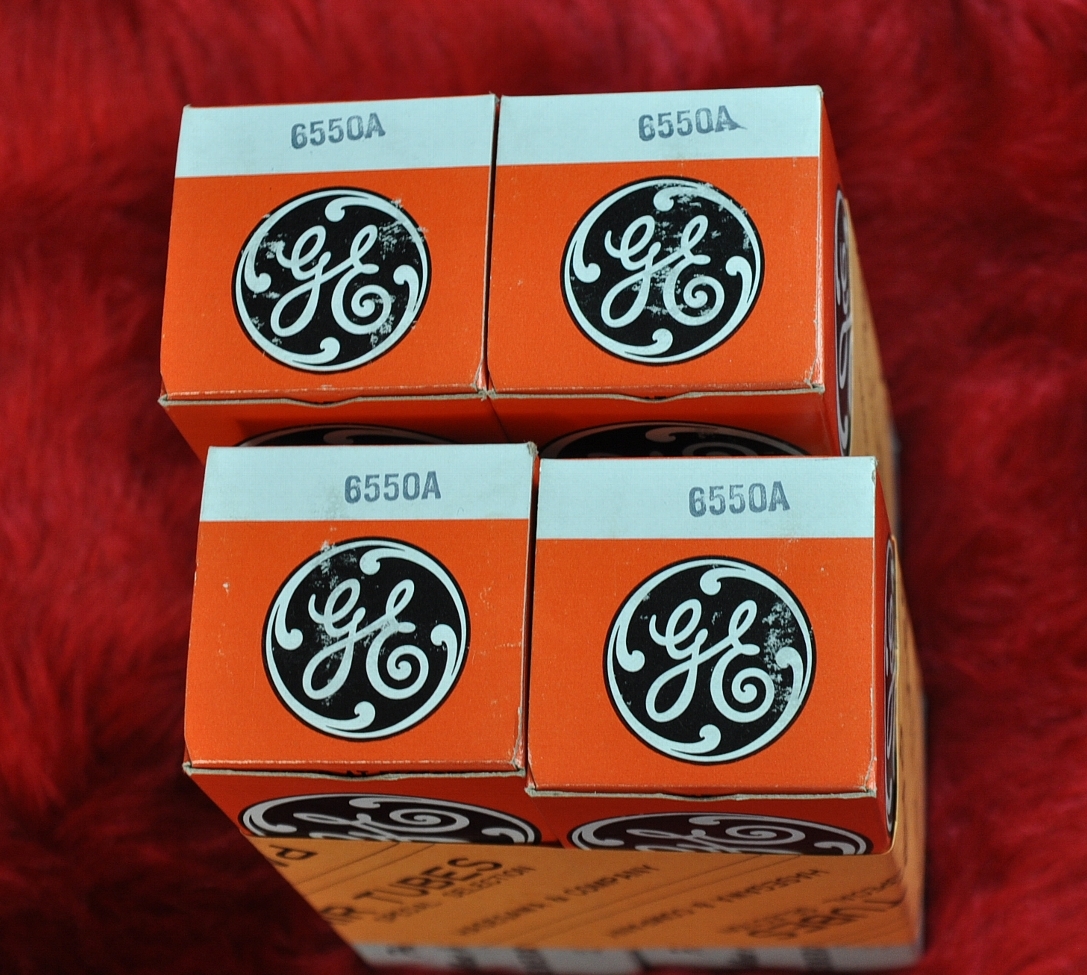 まとめて4個 General Electric GE 6550A QUAD NOS デッドストック品
